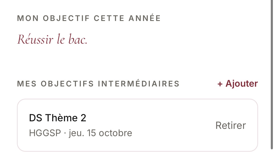 Exemple d'échéance intermédiaire dans Mon Système